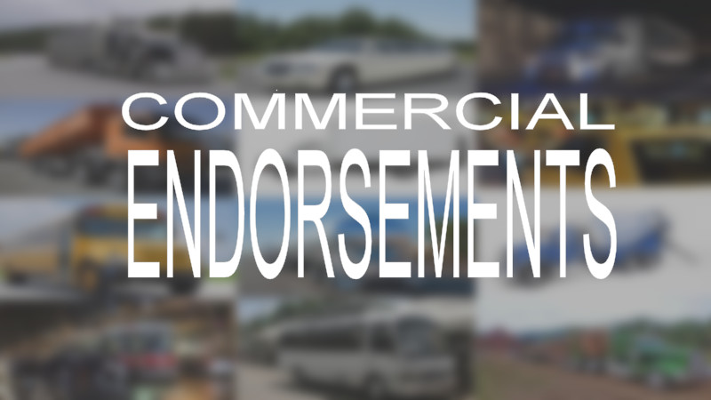 Commercial Endorsements Auto